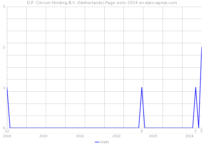 D.P. Citroen Holding B.V. (Netherlands) Page visits 2024 