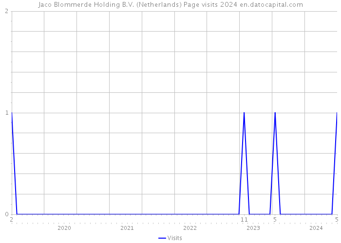 Jaco Blommerde Holding B.V. (Netherlands) Page visits 2024 