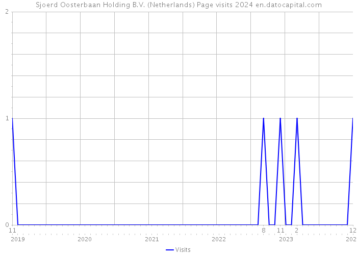Sjoerd Oosterbaan Holding B.V. (Netherlands) Page visits 2024 