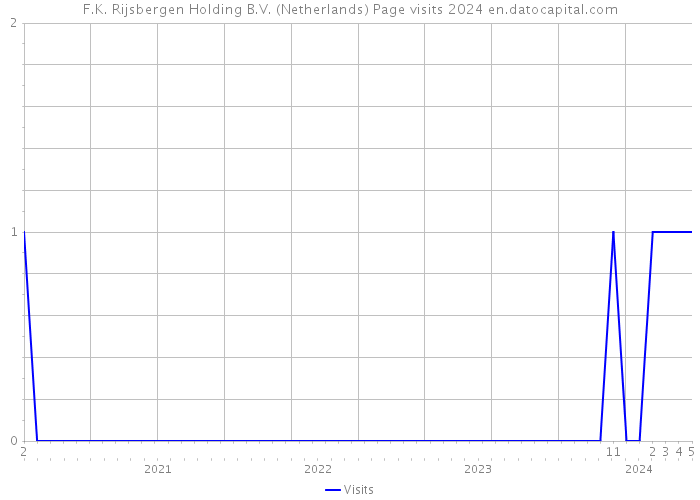 F.K. Rijsbergen Holding B.V. (Netherlands) Page visits 2024 