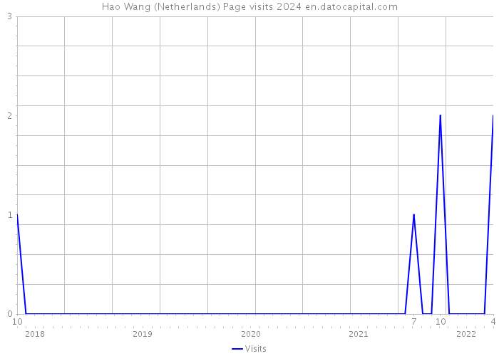 Hao Wang (Netherlands) Page visits 2024 