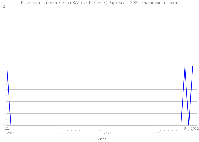 Pieter van Kampen Beheer B.V. (Netherlands) Page visits 2024 
