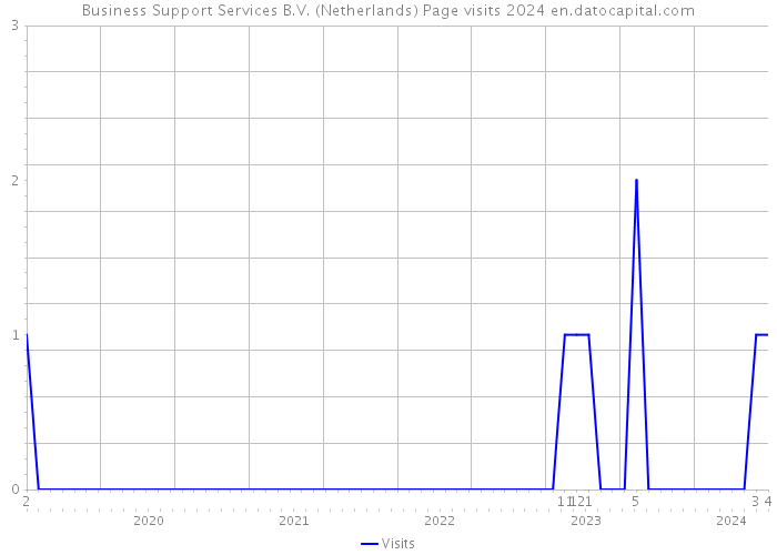 Business Support Services B.V. (Netherlands) Page visits 2024 