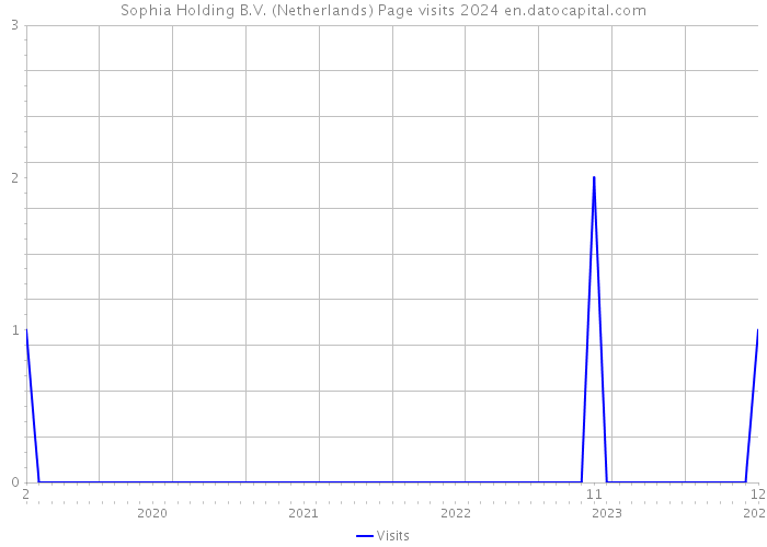 Sophia Holding B.V. (Netherlands) Page visits 2024 