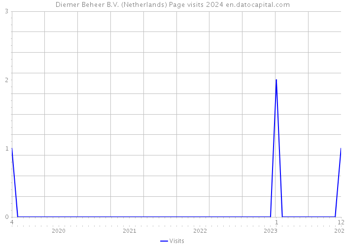 Diemer Beheer B.V. (Netherlands) Page visits 2024 
