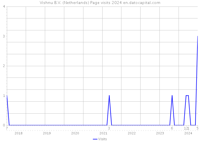 Vishnu B.V. (Netherlands) Page visits 2024 