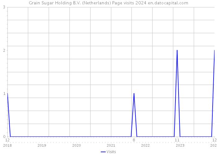 Grain Sugar Holding B.V. (Netherlands) Page visits 2024 