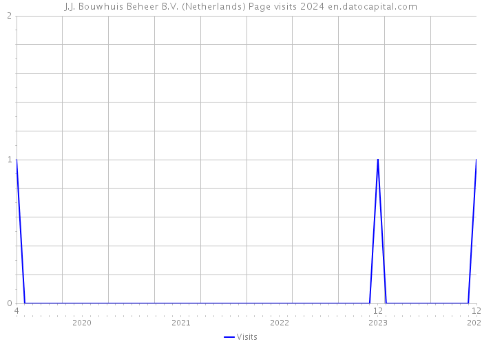 J.J. Bouwhuis Beheer B.V. (Netherlands) Page visits 2024 