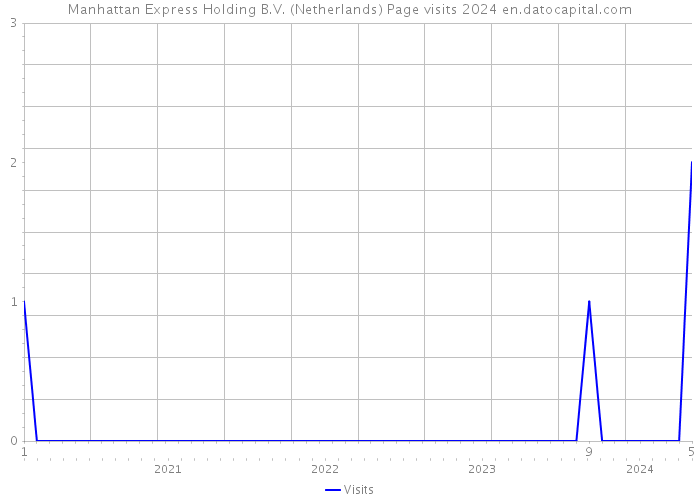 Manhattan Express Holding B.V. (Netherlands) Page visits 2024 