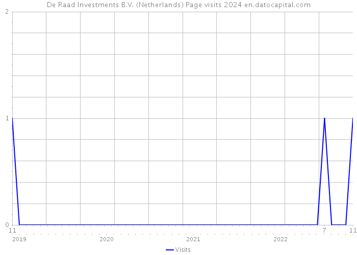 De Raad Investments B.V. (Netherlands) Page visits 2024 