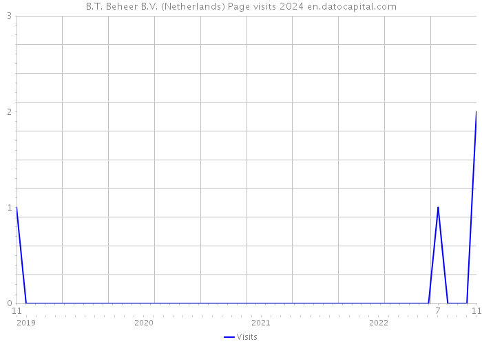 B.T. Beheer B.V. (Netherlands) Page visits 2024 