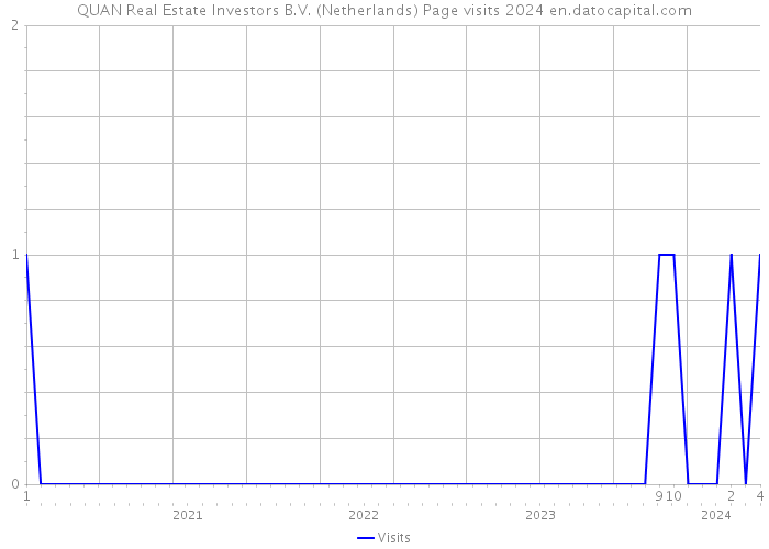 QUAN Real Estate Investors B.V. (Netherlands) Page visits 2024 