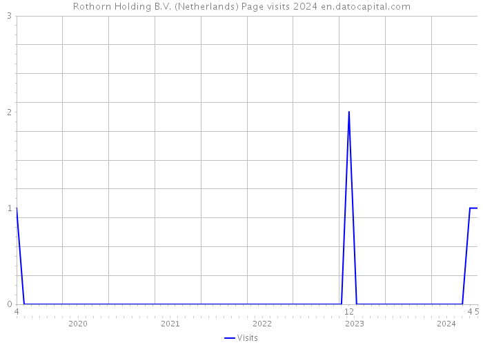 Rothorn Holding B.V. (Netherlands) Page visits 2024 