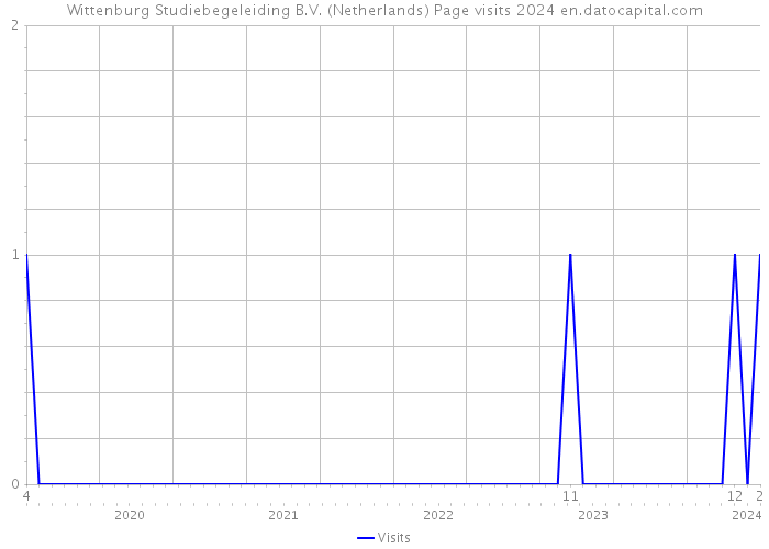 Wittenburg Studiebegeleiding B.V. (Netherlands) Page visits 2024 