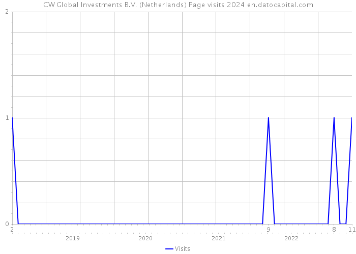 CW Global Investments B.V. (Netherlands) Page visits 2024 