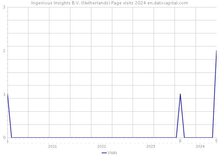 Ingenious Insights B.V. (Netherlands) Page visits 2024 
