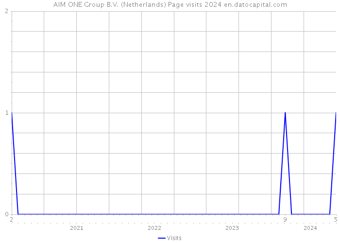 AIM ONE Group B.V. (Netherlands) Page visits 2024 