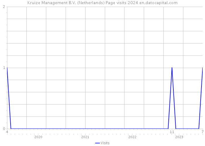Kruize Management B.V. (Netherlands) Page visits 2024 