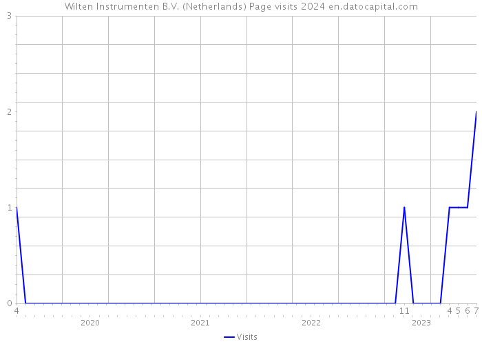 Wilten Instrumenten B.V. (Netherlands) Page visits 2024 