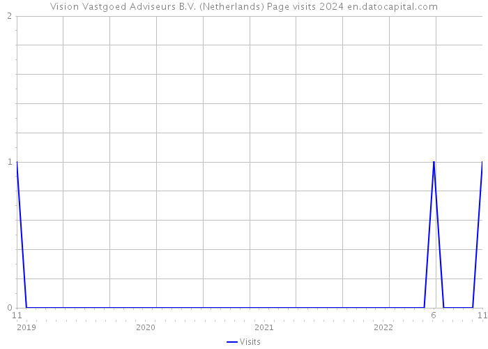 Vision Vastgoed Adviseurs B.V. (Netherlands) Page visits 2024 