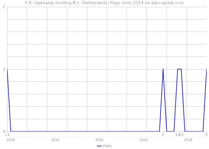 F.E. Vaarkamp Holding B.V. (Netherlands) Page visits 2024 