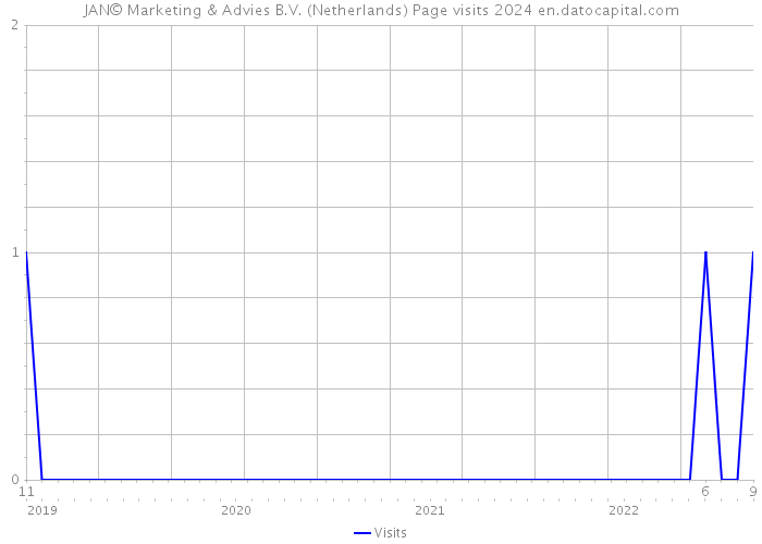 JAN© Marketing & Advies B.V. (Netherlands) Page visits 2024 