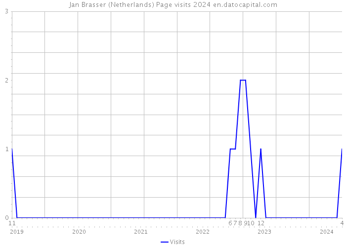 Jan Brasser (Netherlands) Page visits 2024 