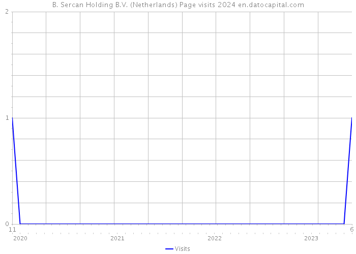 B. Sercan Holding B.V. (Netherlands) Page visits 2024 