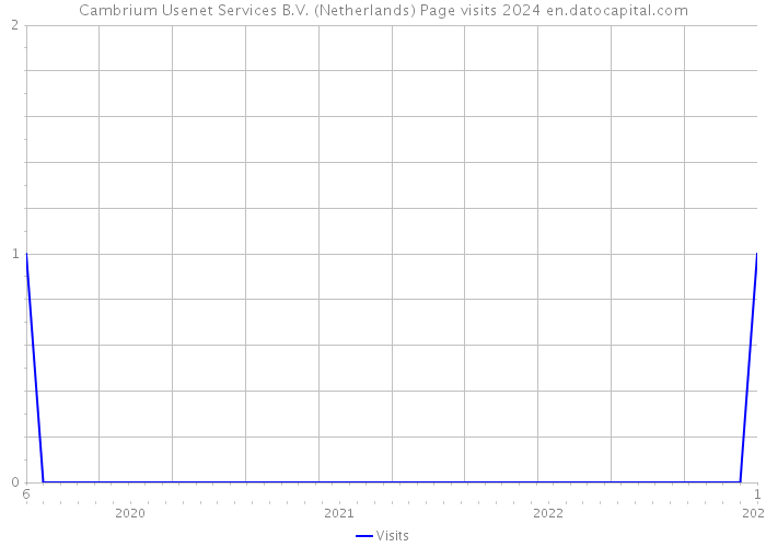 Cambrium Usenet Services B.V. (Netherlands) Page visits 2024 