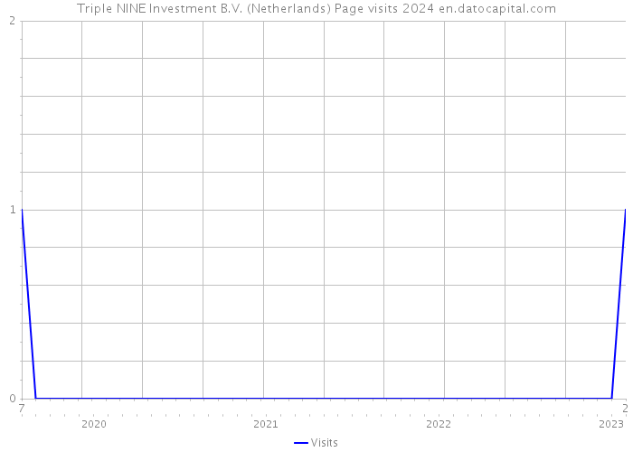 Triple NINE Investment B.V. (Netherlands) Page visits 2024 