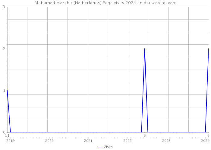 Mohamed Morabit (Netherlands) Page visits 2024 