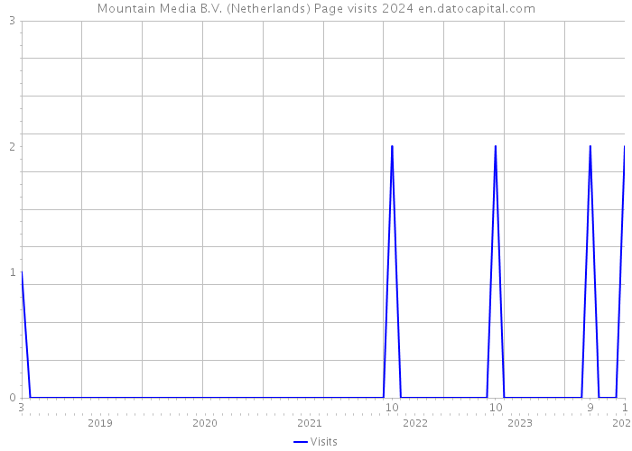 Mountain Media B.V. (Netherlands) Page visits 2024 