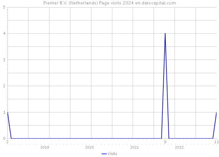 Pienter B.V. (Netherlands) Page visits 2024 