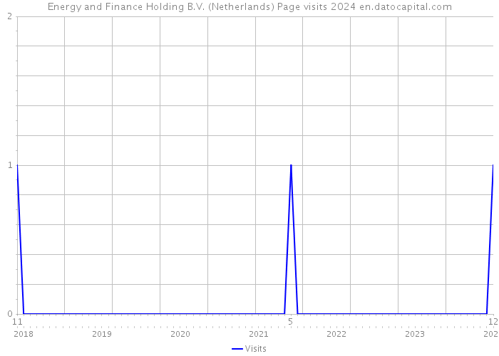 Energy and Finance Holding B.V. (Netherlands) Page visits 2024 