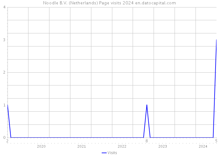 Noodle B.V. (Netherlands) Page visits 2024 