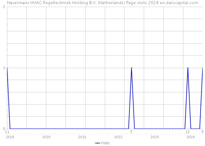 Havermans HVAC Regeltechniek Holding B.V. (Netherlands) Page visits 2024 