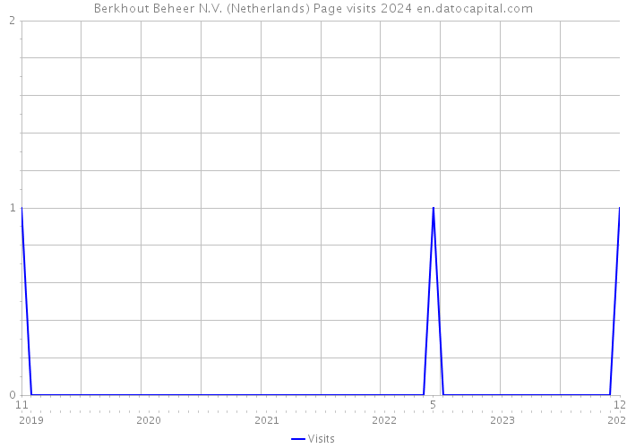 Berkhout Beheer N.V. (Netherlands) Page visits 2024 