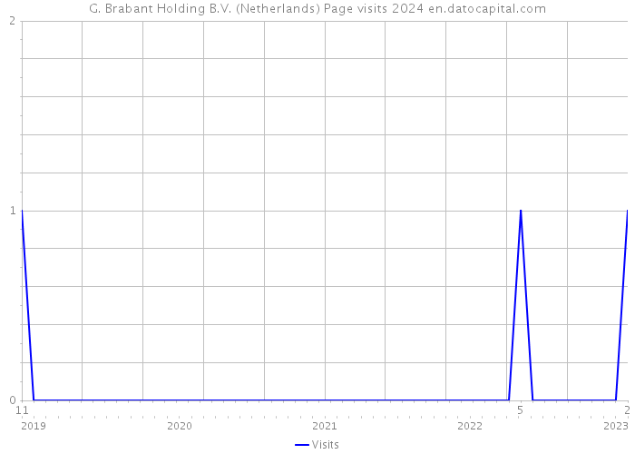 G. Brabant Holding B.V. (Netherlands) Page visits 2024 