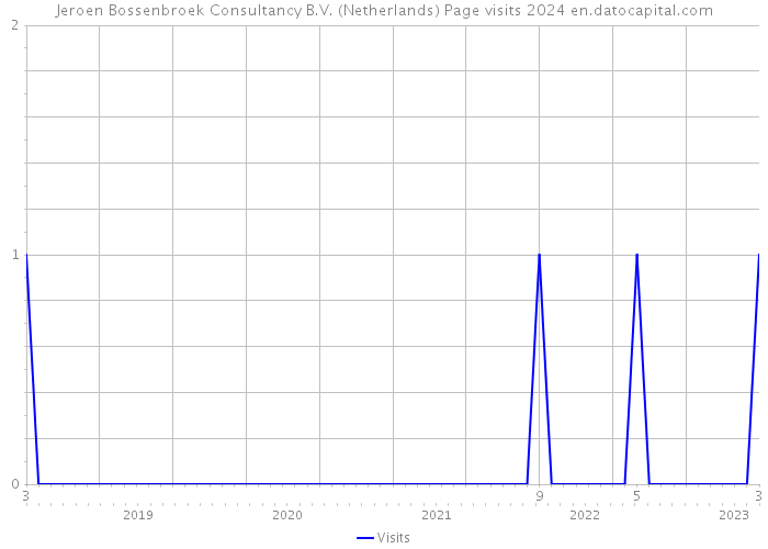 Jeroen Bossenbroek Consultancy B.V. (Netherlands) Page visits 2024 