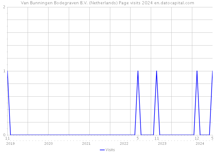 Van Bunningen Bodegraven B.V. (Netherlands) Page visits 2024 