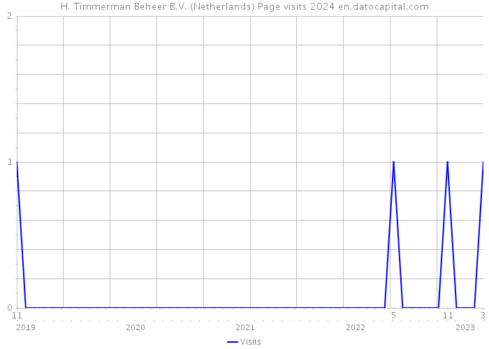H. Timmerman Beheer B.V. (Netherlands) Page visits 2024 
