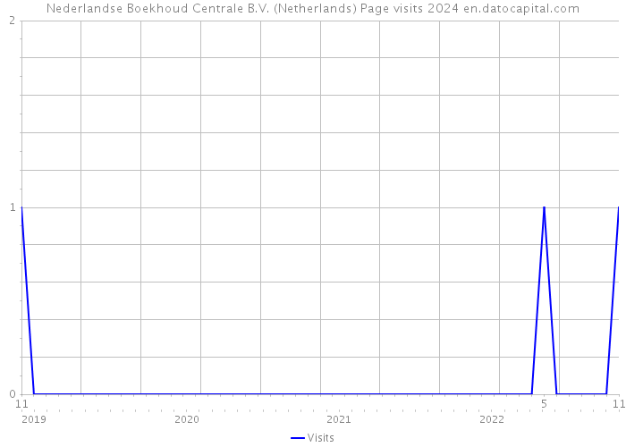 Nederlandse Boekhoud Centrale B.V. (Netherlands) Page visits 2024 