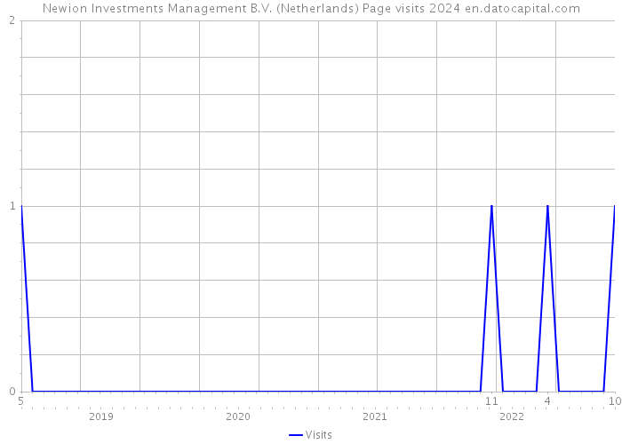Newion Investments Management B.V. (Netherlands) Page visits 2024 