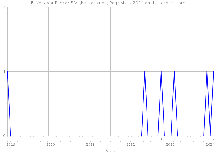 F. Versloot Beheer B.V. (Netherlands) Page visits 2024 