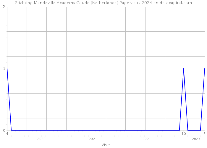 Stichting Mandeville Academy Gouda (Netherlands) Page visits 2024 