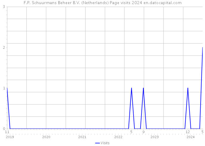F.P. Schuurmans Beheer B.V. (Netherlands) Page visits 2024 