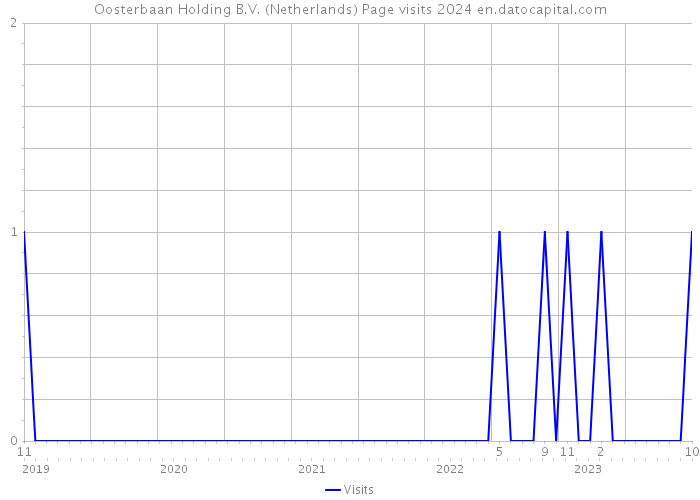 Oosterbaan Holding B.V. (Netherlands) Page visits 2024 