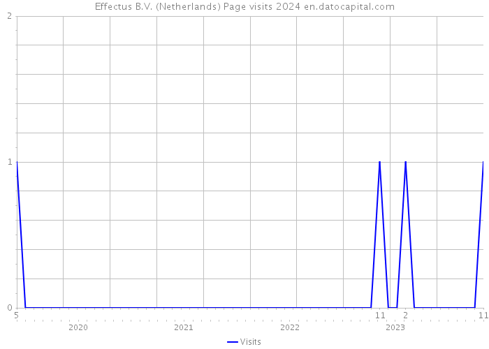 Effectus B.V. (Netherlands) Page visits 2024 