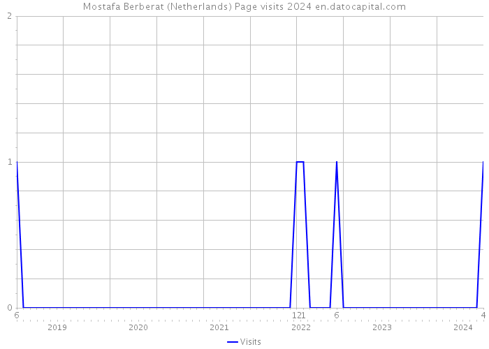 Mostafa Berberat (Netherlands) Page visits 2024 