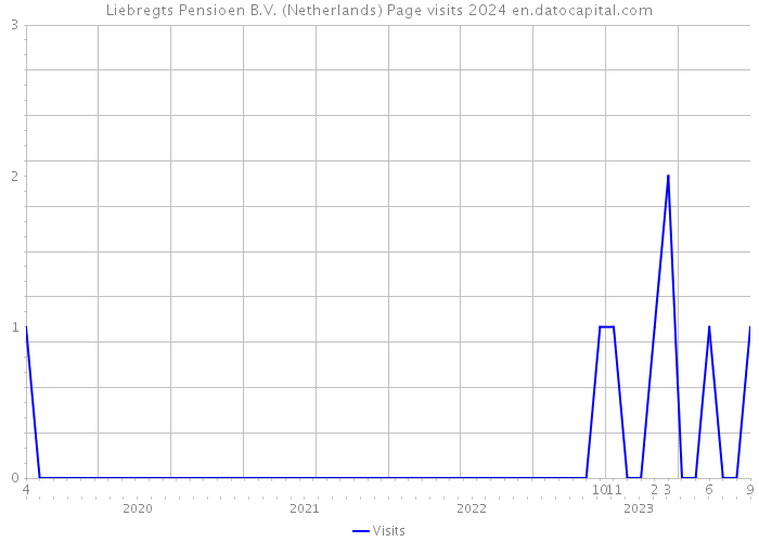 Liebregts Pensioen B.V. (Netherlands) Page visits 2024 